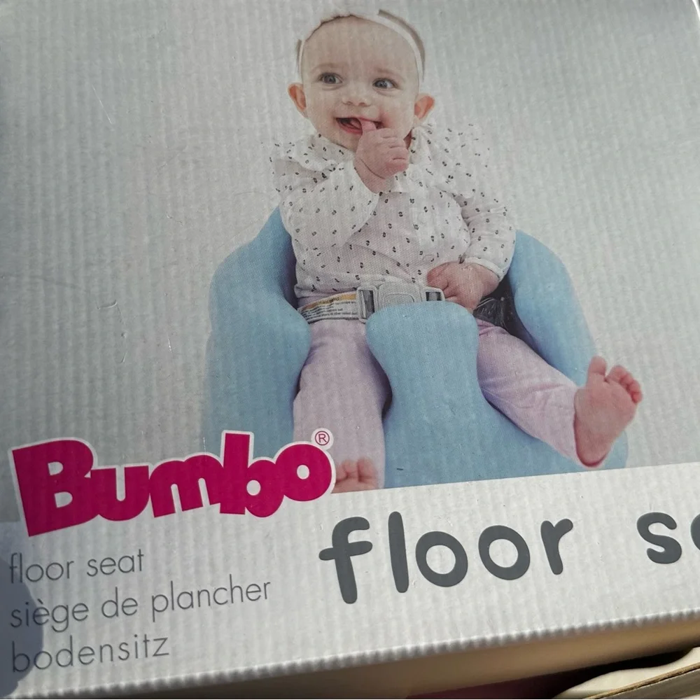 Pink Bumbo Baby Soft Foam Floor Seat w/3 Point Safety Harness NWB - Picture 7 of 7